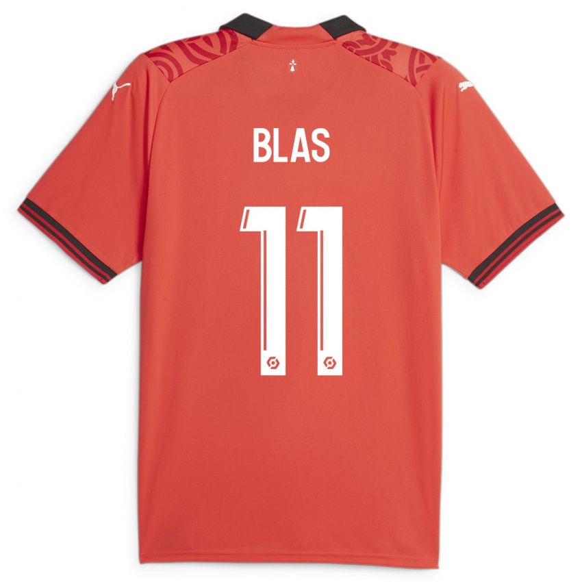 Bambino Maglia Ludovic Blas #11 Rosso Kit Gara Home 2023/24 Maglietta