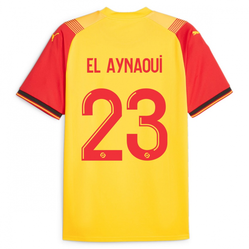 Bambino Maglia Neil El Aynaoui #23 Giallo Kit Gara Home 2023/24 Maglietta