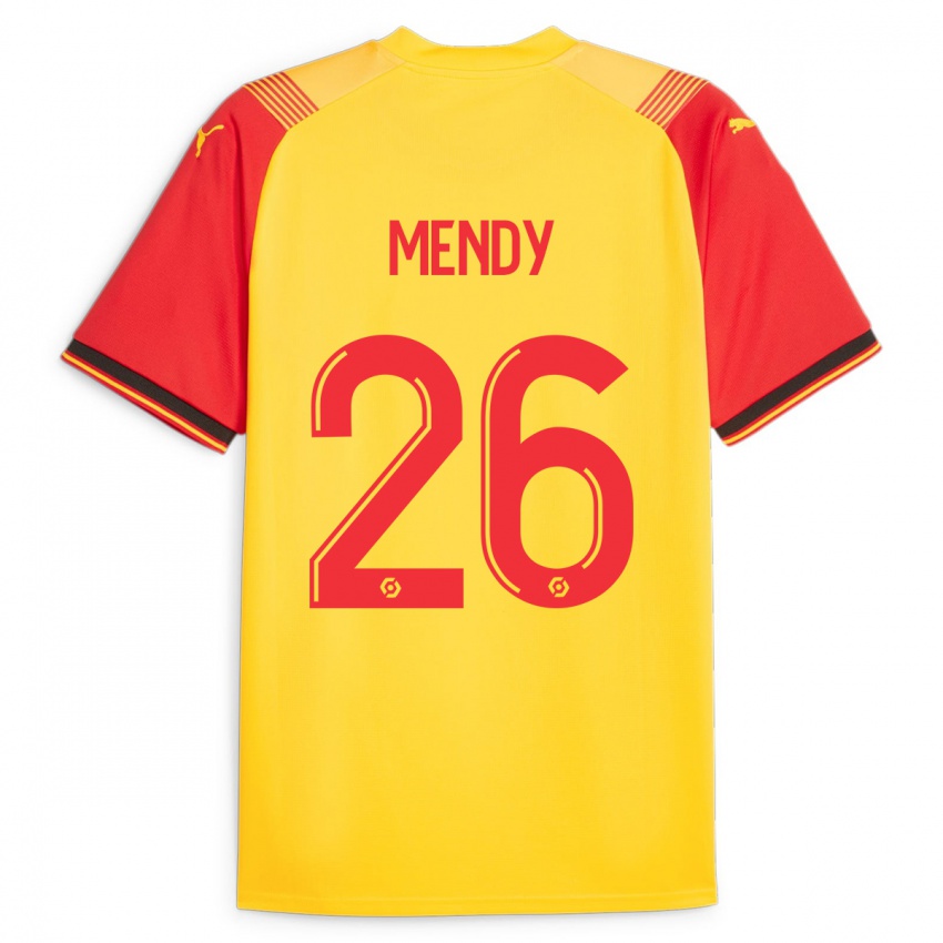 Bambino Maglia Nampalys Mendy #26 Giallo Kit Gara Home 2023/24 Maglietta