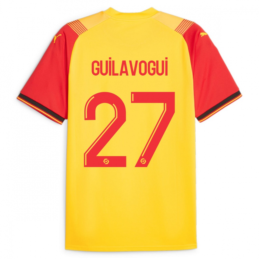 Bambino Maglia Morgan Guilavogui #27 Giallo Kit Gara Home 2023/24 Maglietta