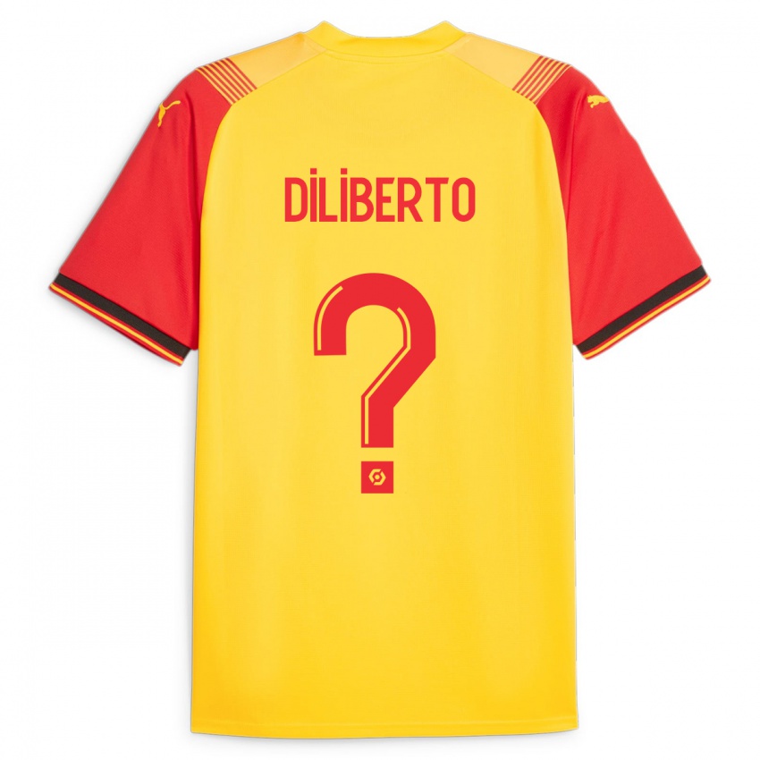 Bambino Maglia Noah Diliberto #0 Giallo Kit Gara Home 2023/24 Maglietta