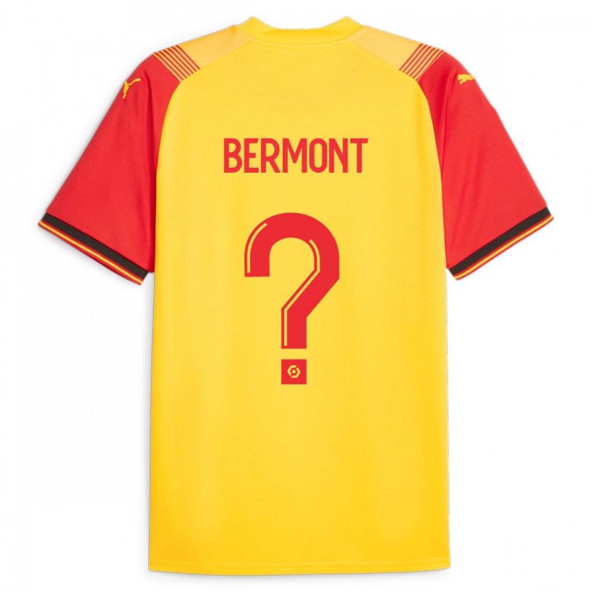 Bambino Maglia Anthony Bermont #0 Giallo Kit Gara Home 2023/24 Maglietta