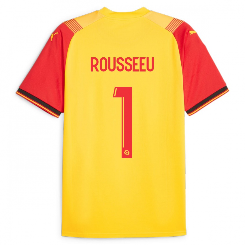 Bambino Maglia Justine Rousseeu #1 Giallo Kit Gara Home 2023/24 Maglietta