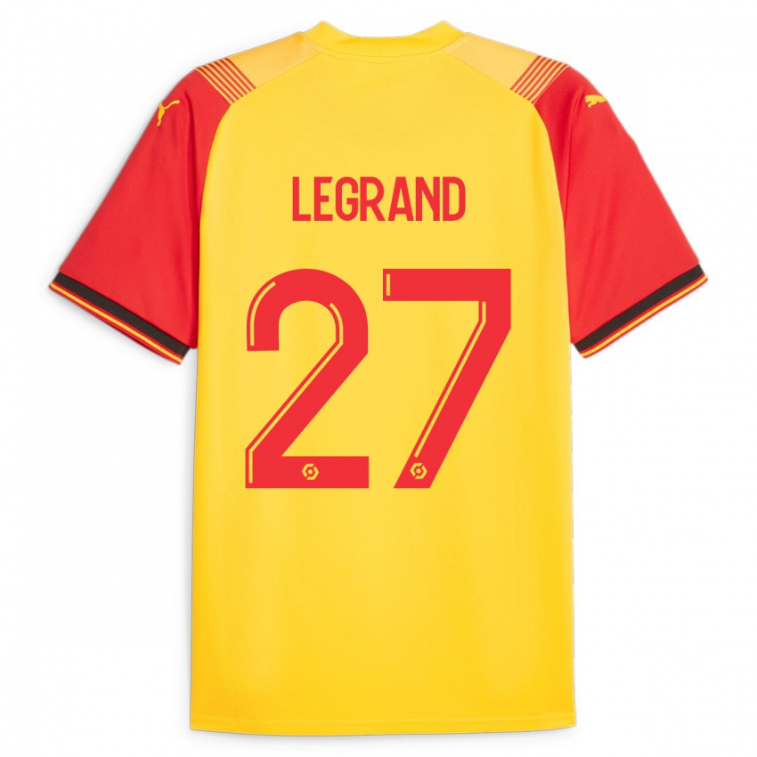 Bambino Maglia Bérénice Legrand #27 Giallo Kit Gara Home 2023/24 Maglietta