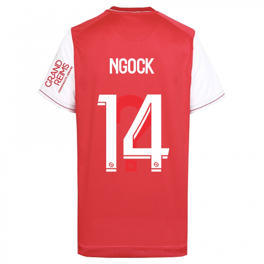 Bambino Maglia Monique Ngock #14 Rosso Kit Gara Home 2023/24 Maglietta