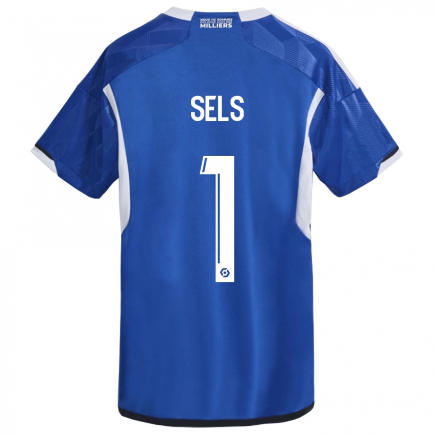 Bambino Maglia Matz Sels #1 Blu Kit Gara Home 2023/24 Maglietta