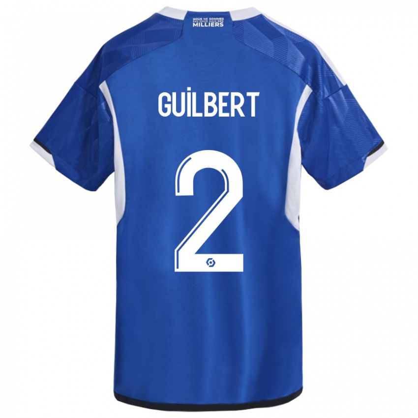 Bambino Maglia Frédéric Guilbert #2 Blu Kit Gara Home 2023/24 Maglietta