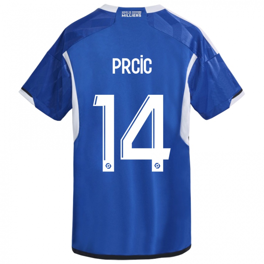 Bambino Maglia Sanjin Prcic #14 Blu Kit Gara Home 2023/24 Maglietta