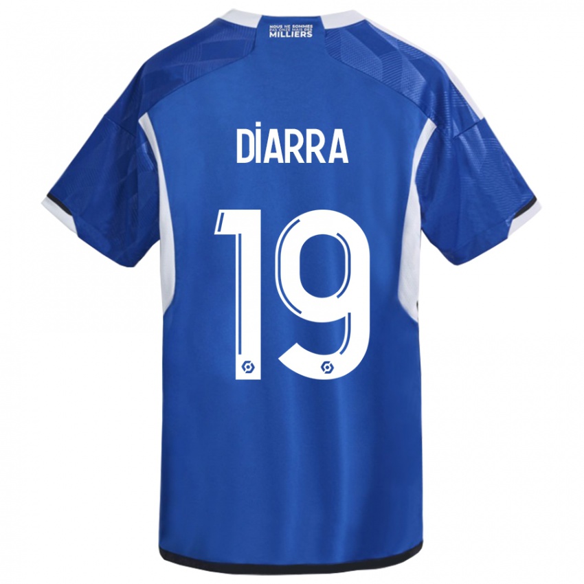 Bambino Maglia Habib Diarra #19 Blu Kit Gara Home 2023/24 Maglietta