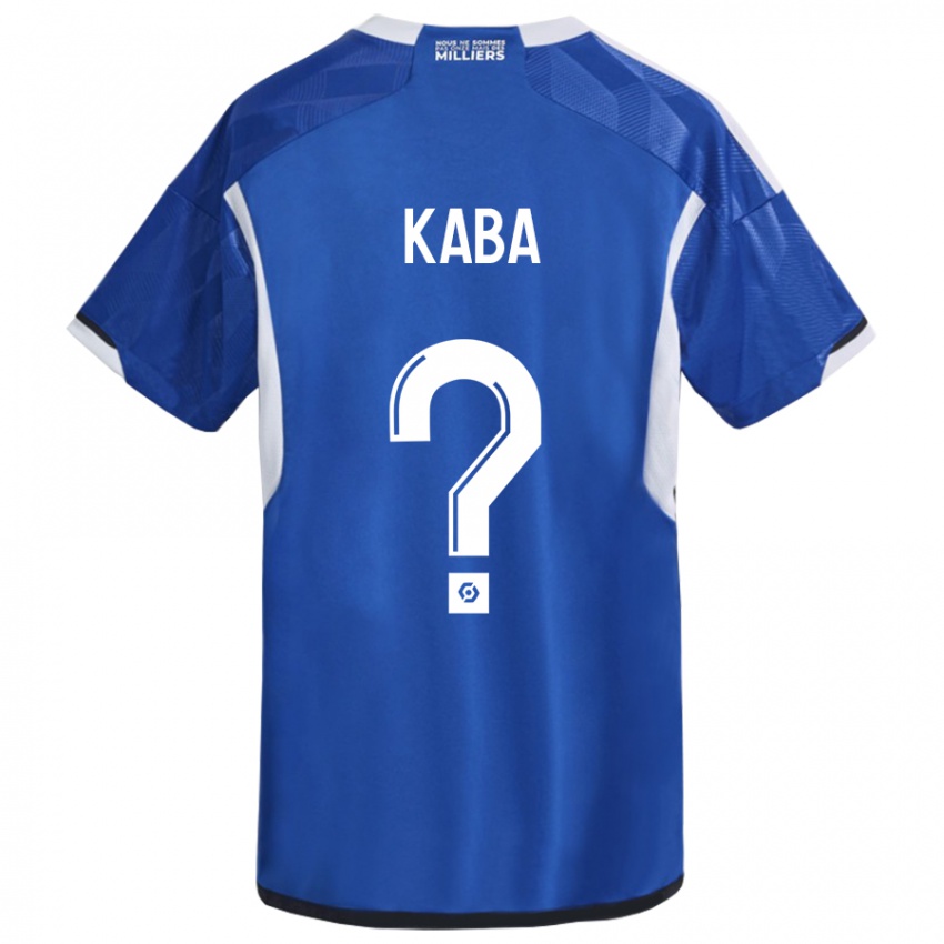 Bambino Maglia Kanfory Kaba #0 Blu Kit Gara Home 2023/24 Maglietta