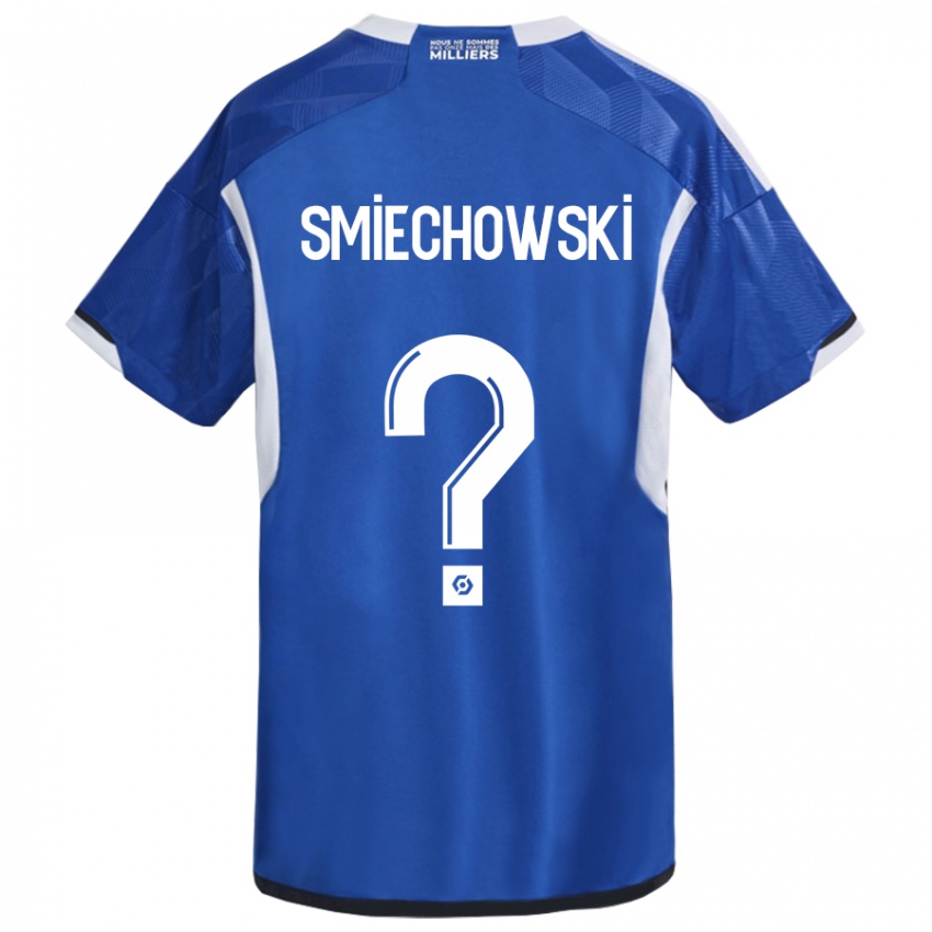 Bambino Maglia Artur Smiechowski #0 Blu Kit Gara Home 2023/24 Maglietta