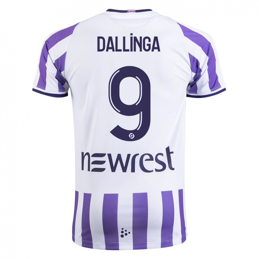 Bambino Maglia Thijs Dallinga #9 Bianco Kit Gara Home 2023/24 Maglietta