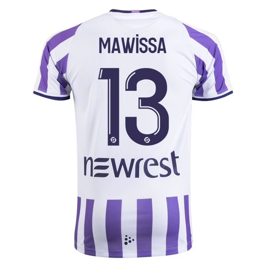 Bambino Maglia Christian Mawissa Elebi #13 Bianco Kit Gara Home 2023/24 Maglietta