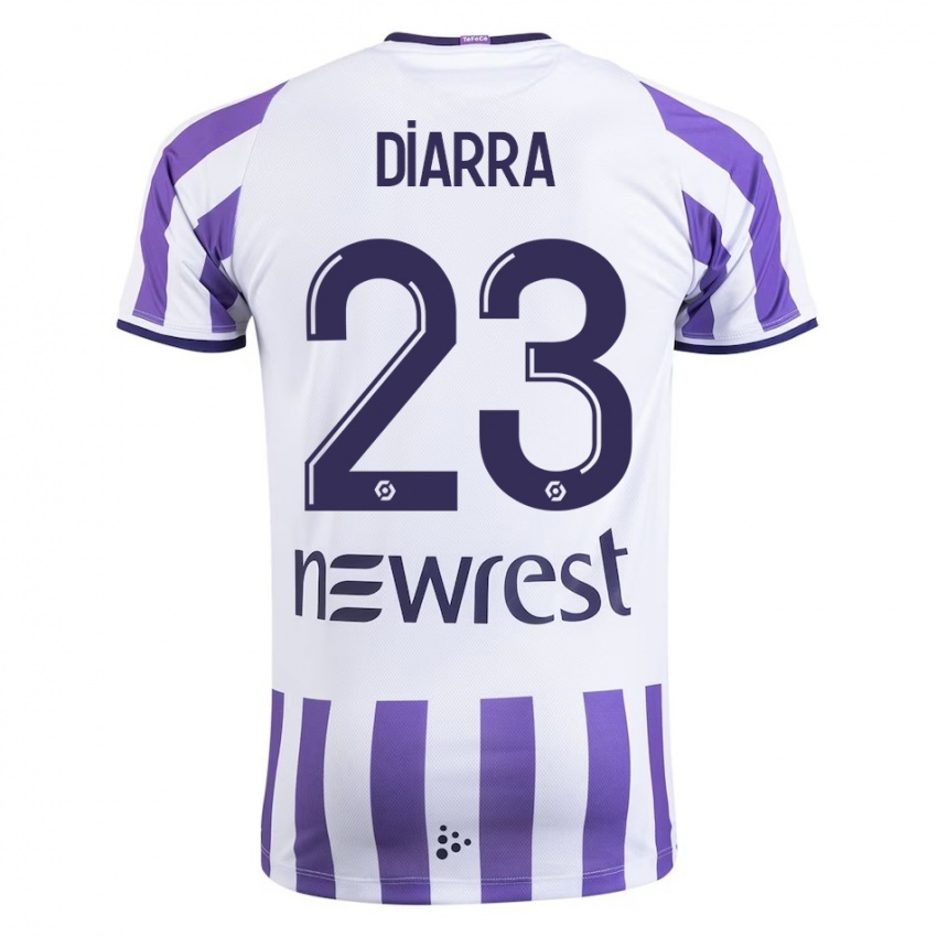 Bambino Maglia Moussa Diarra #23 Bianco Kit Gara Home 2023/24 Maglietta