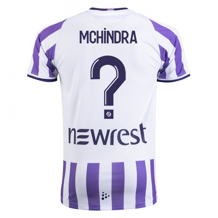 Bambino Maglia Naime Said Mchindra #0 Bianco Kit Gara Home 2023/24 Maglietta