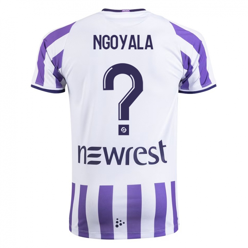 Bambino Maglia Frédéric Efuele Ngoyala #0 Bianco Kit Gara Home 2023/24 Maglietta