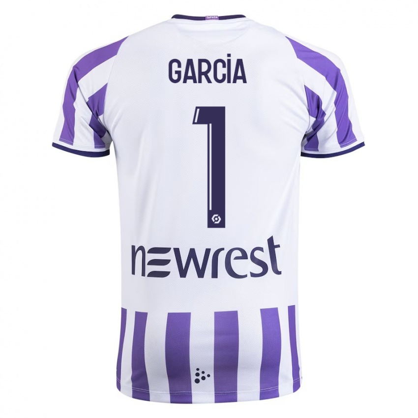 Bambino Maglia Deborah Garcia #1 Bianco Kit Gara Home 2023/24 Maglietta