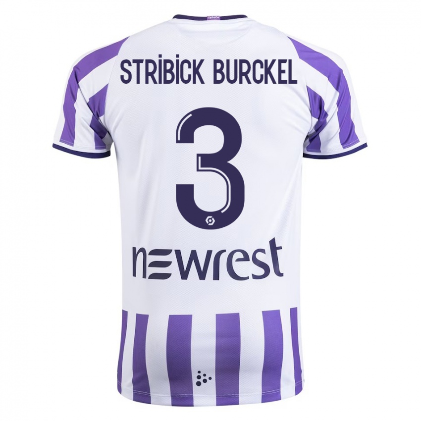 Bambino Maglia Laetitia Stribick-Burckel #3 Bianco Kit Gara Home 2023/24 Maglietta