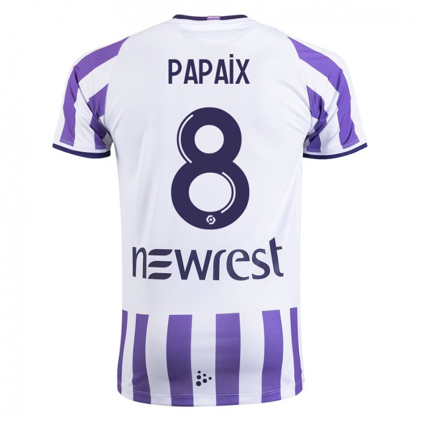 Bambino Maglia Pauline Papaix #8 Bianco Kit Gara Home 2023/24 Maglietta