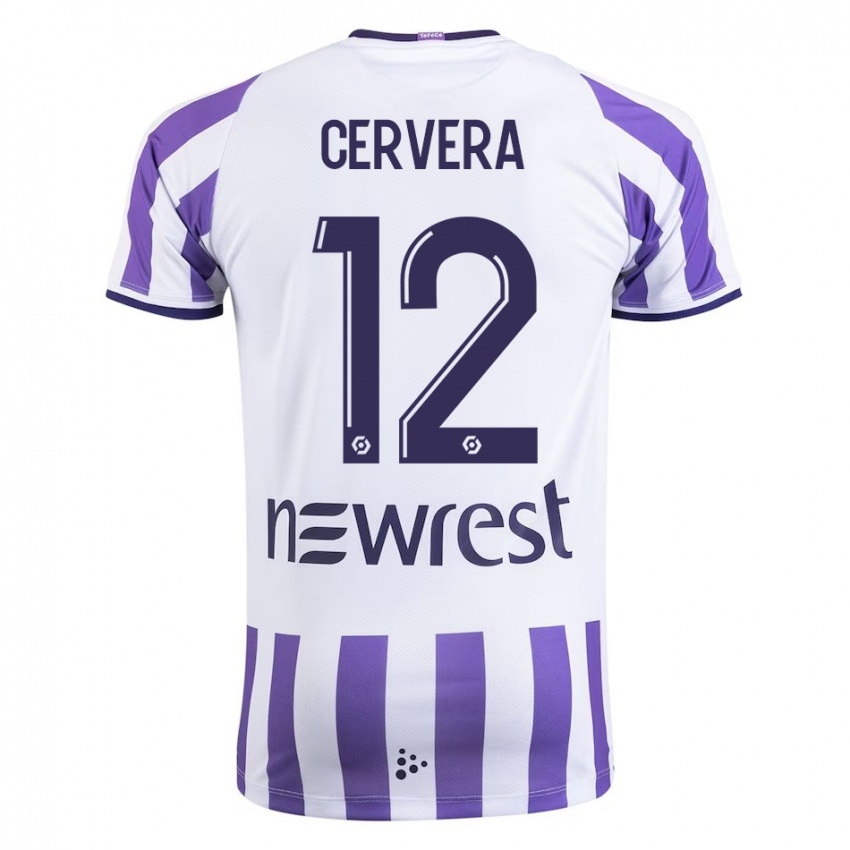 Bambino Maglia Laurianne Cervera #12 Bianco Kit Gara Home 2023/24 Maglietta