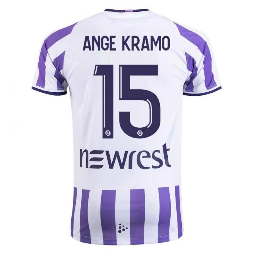 Bambino Maglia Marie Ange Kramo #15 Bianco Kit Gara Home 2023/24 Maglietta