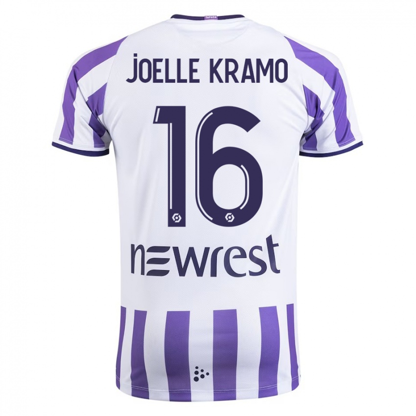 Bambino Maglia Marie Joelle Kramo #16 Bianco Kit Gara Home 2023/24 Maglietta