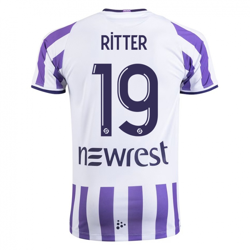 Bambino Maglia Morgane Ritter #19 Bianco Kit Gara Home 2023/24 Maglietta