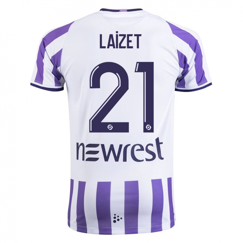 Bambino Maglia Emma Laizet #21 Bianco Kit Gara Home 2023/24 Maglietta