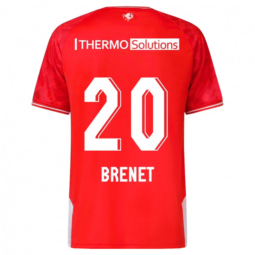 Bambino Maglia Joshua Brenet #20 Rosso Kit Gara Home 2023/24 Maglietta