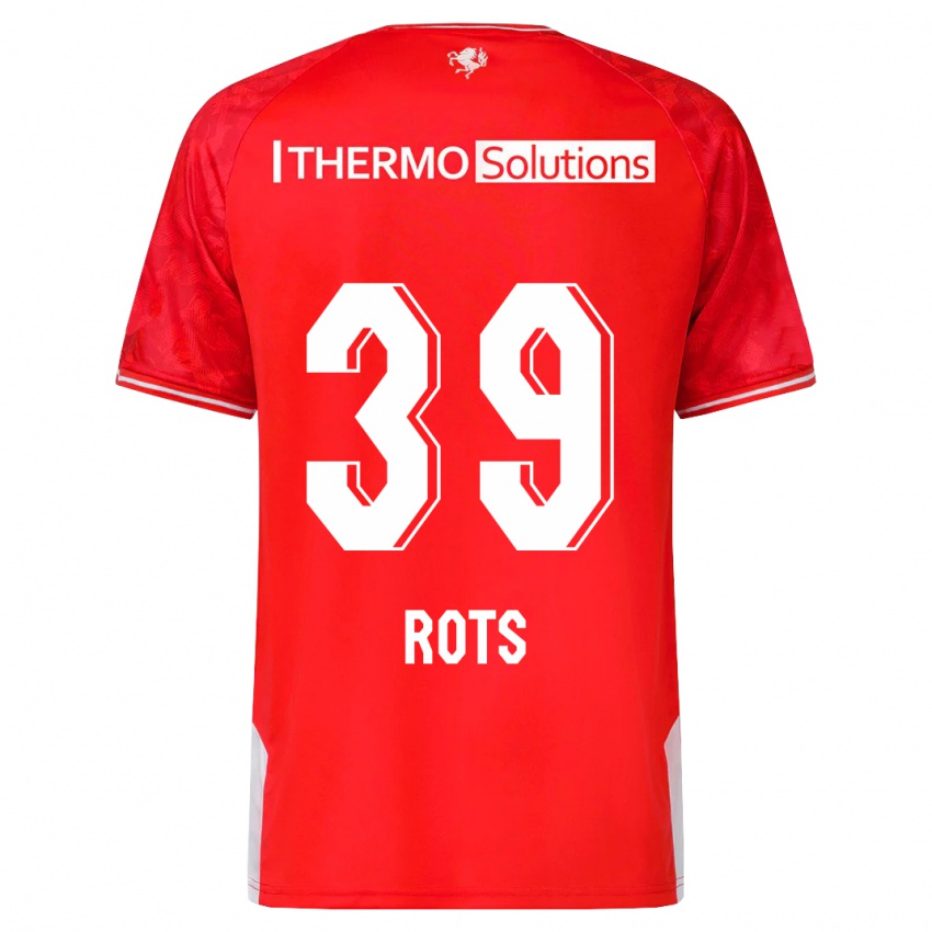 Bambino Maglia Mats Rots #39 Rosso Kit Gara Home 2023/24 Maglietta