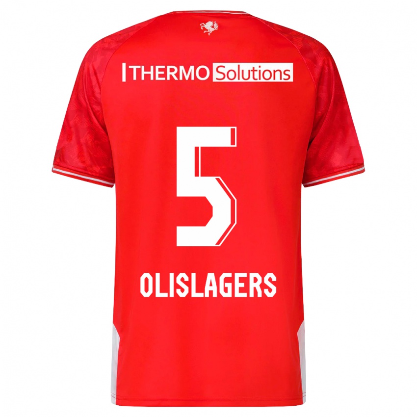 Bambino Maglia Marisa Olislagers #5 Rosso Kit Gara Home 2023/24 Maglietta