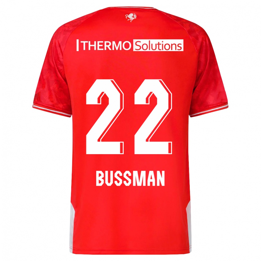 Bambino Maglia Fiene Bussman #22 Rosso Kit Gara Home 2023/24 Maglietta