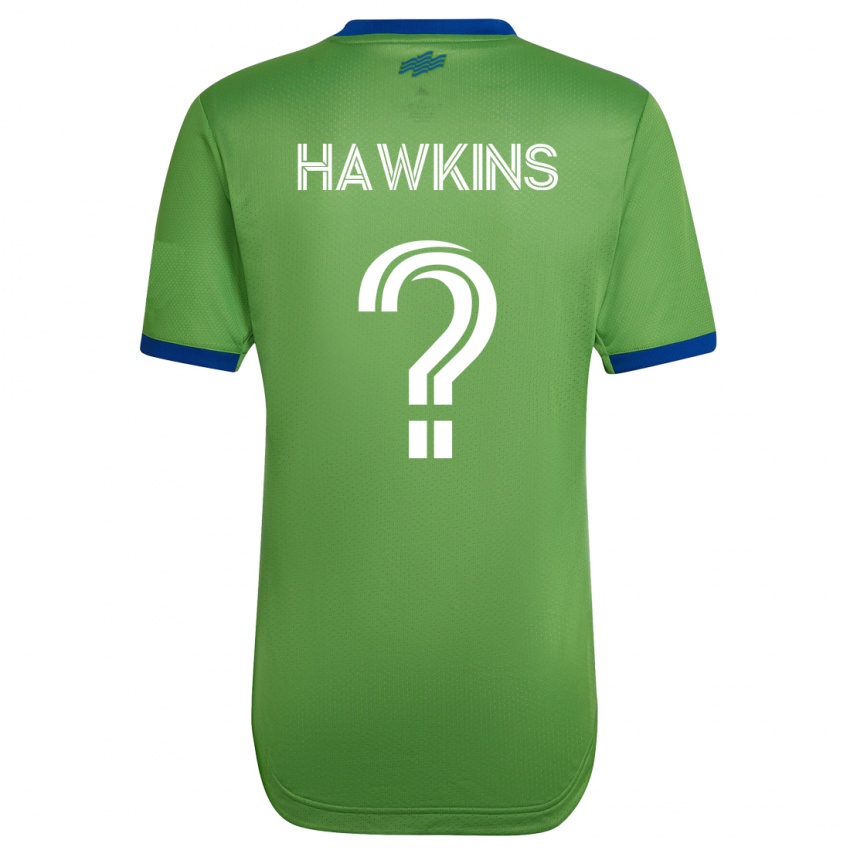 Bambino Maglia Stuart Hawkins #0 Verde Kit Gara Home 2023/24 Maglietta