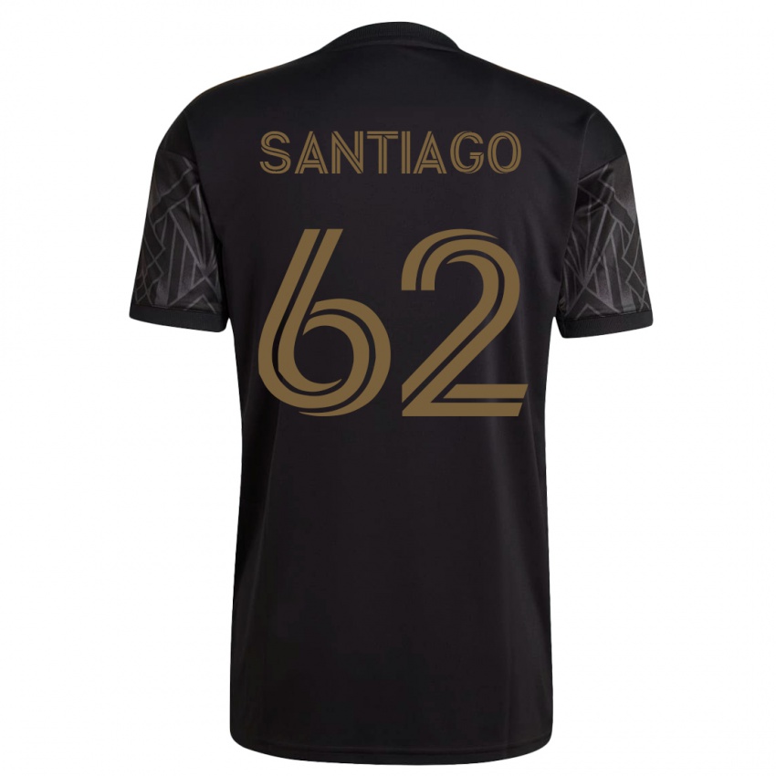 Bambino Maglia Joshua Santiago #62 Nero Kit Gara Home 2023/24 Maglietta