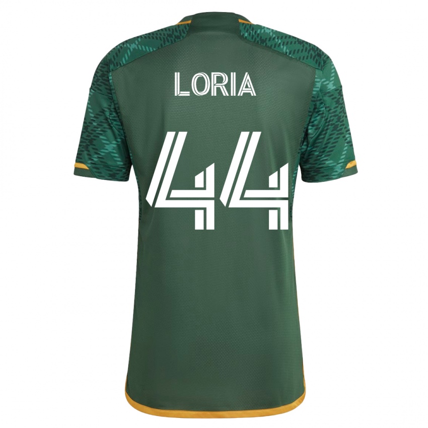 Bambino Maglia Marvin Loría #44 Verde Kit Gara Home 2023/24 Maglietta