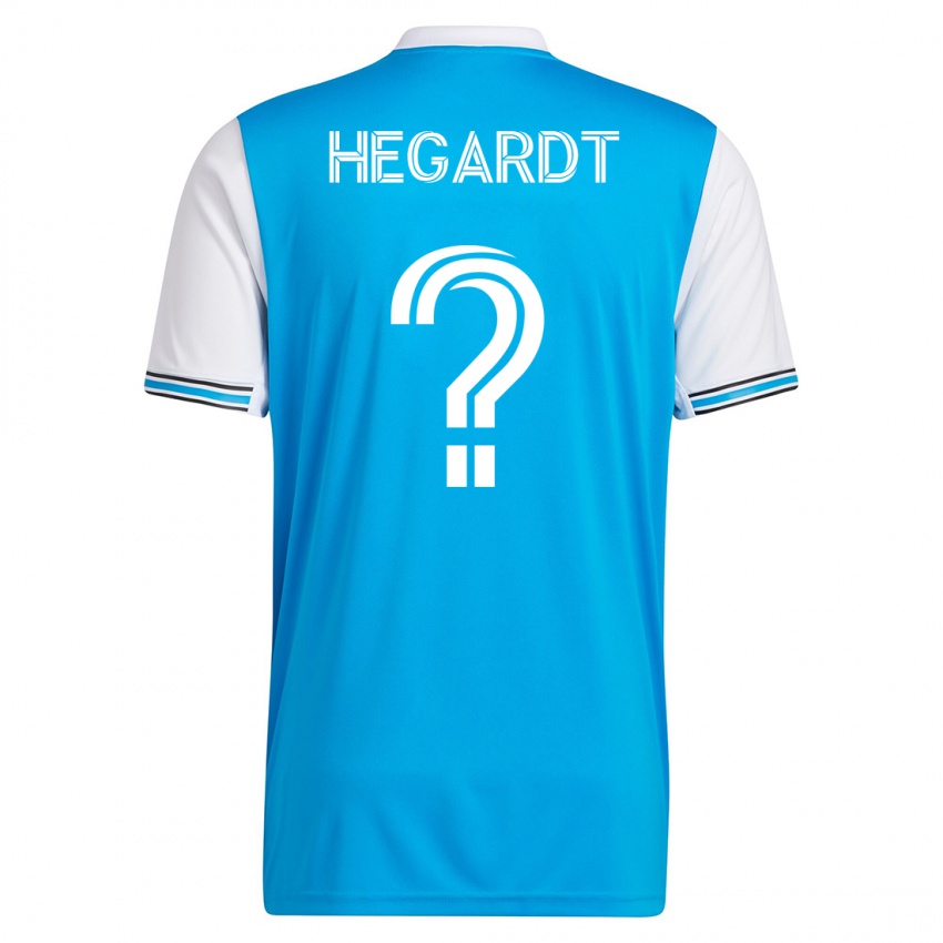 Bambino Maglia Chris Hegardt #0 Blu Kit Gara Home 2023/24 Maglietta