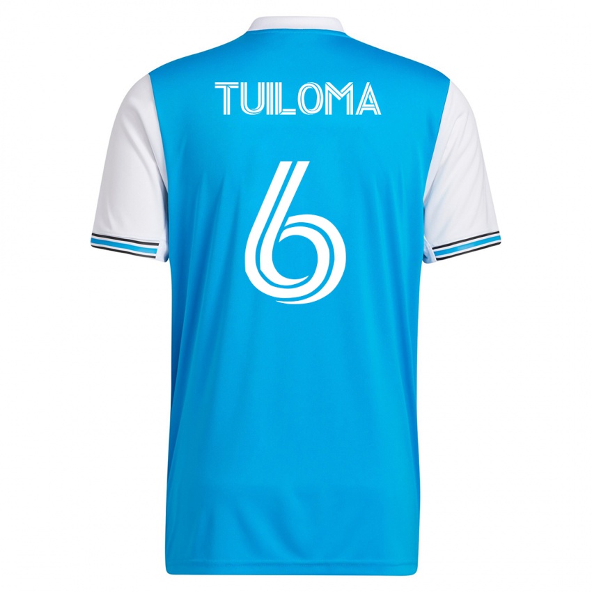 Bambino Maglia Bill Tuiloma #6 Blu Kit Gara Home 2023/24 Maglietta