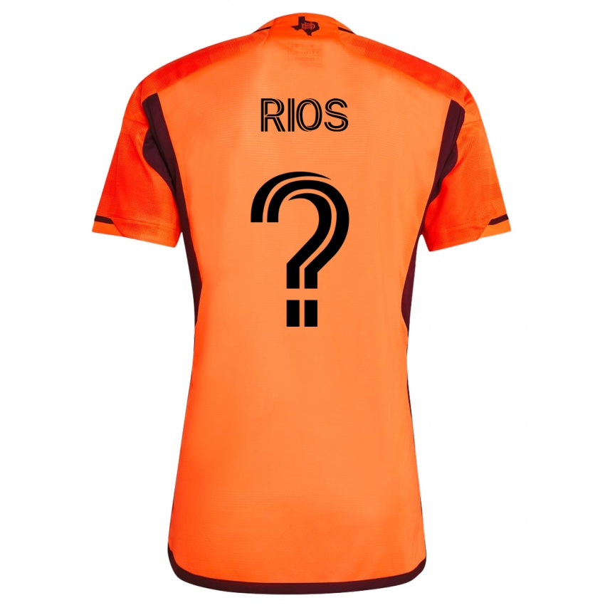 Bambino Maglia Daniel Ríos #0 Arancia Kit Gara Home 2023/24 Maglietta