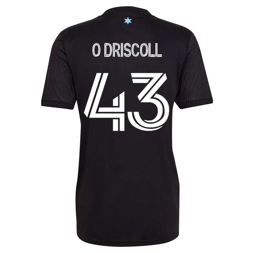 Bambino Maglia Rory O'driscoll #43 Nero Kit Gara Home 2023/24 Maglietta