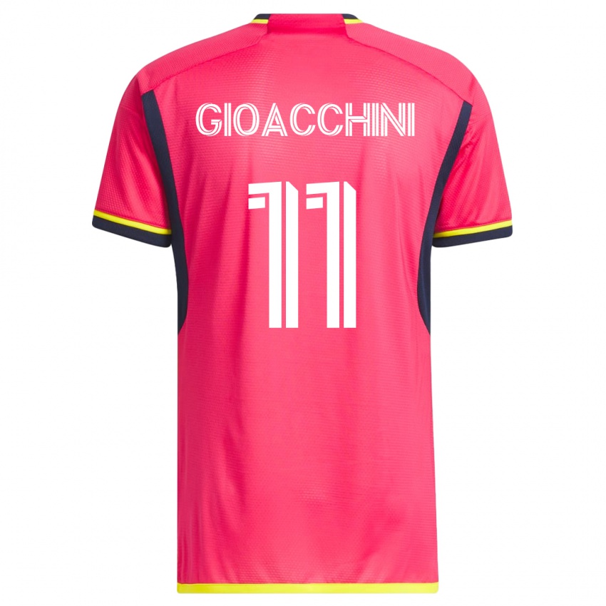 Bambino Maglia Nicholas Gioacchini #11 Rosa Kit Gara Home 2023/24 Maglietta