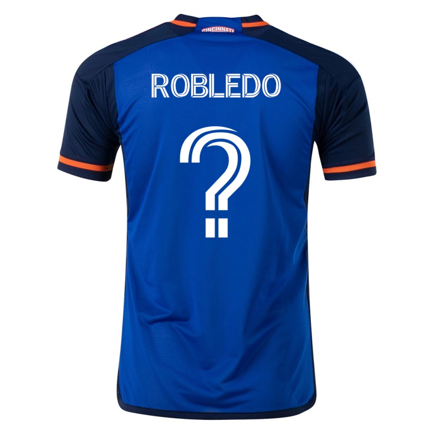 Bambino Maglia Harrison Robledo #0 Blu Kit Gara Home 2023/24 Maglietta