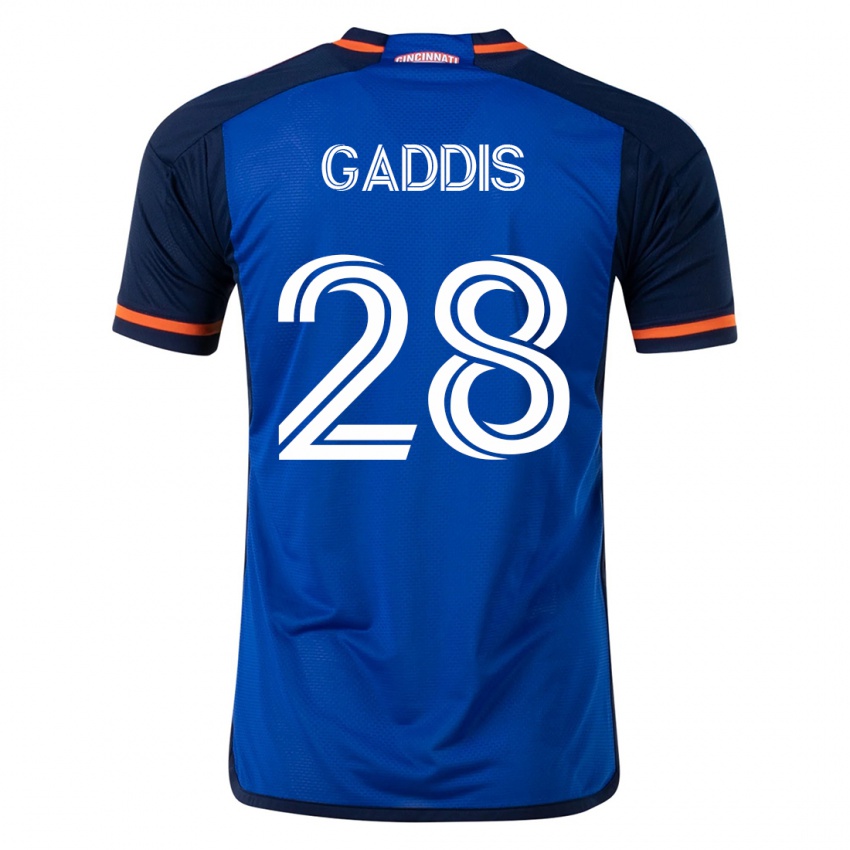 Bambino Maglia Raymon Gaddis #28 Blu Kit Gara Home 2023/24 Maglietta