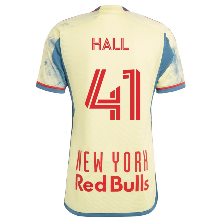 Bambino Maglia Julian Hall #41 Giallo Kit Gara Home 2023/24 Maglietta