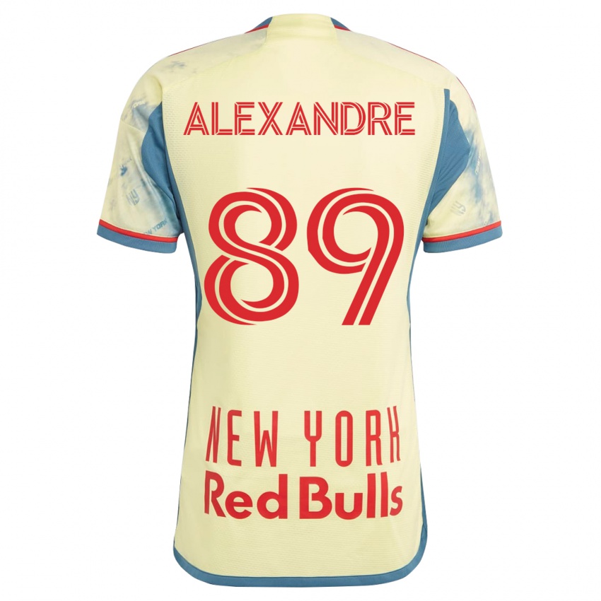 Bambino Maglia Davi Alexandre #89 Giallo Kit Gara Home 2023/24 Maglietta