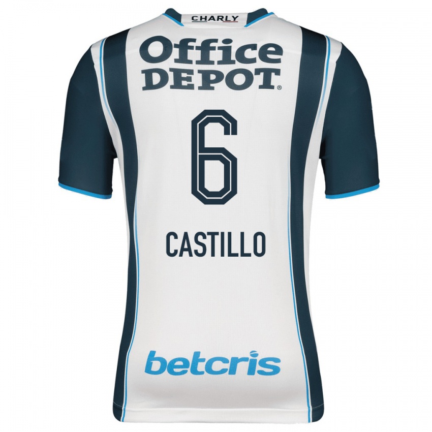 Bambino Maglia Byron Castillo #6 Marina Militare Kit Gara Home 2023/24 Maglietta