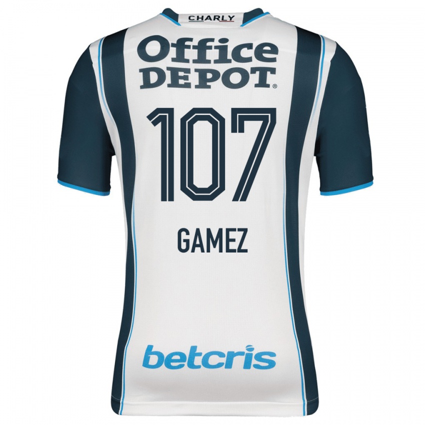 Bambino Maglia Sergio Gámez #107 Marina Militare Kit Gara Home 2023/24 Maglietta