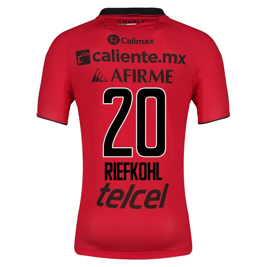 Bambino Maglia Luciana Riefkohl #20 Rosso Kit Gara Home 2023/24 Maglietta