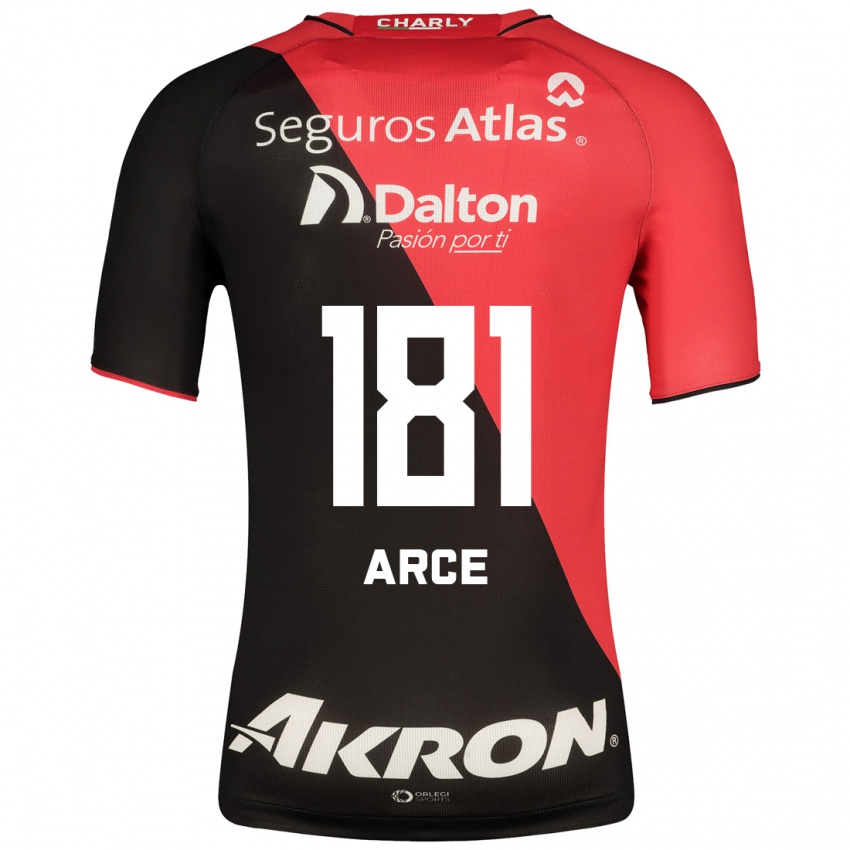 Bambino Maglia Edson Arce #181 Nero Kit Gara Home 2023/24 Maglietta