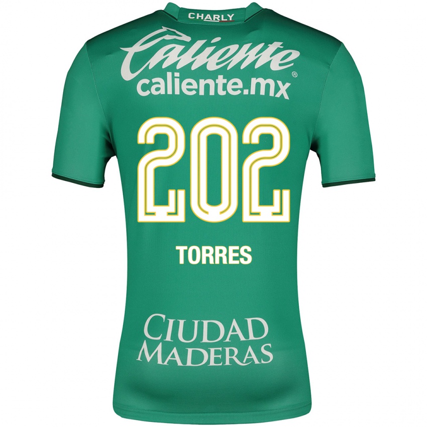 Bambino Maglia Erick Torres #202 Verde Kit Gara Home 2023/24 Maglietta