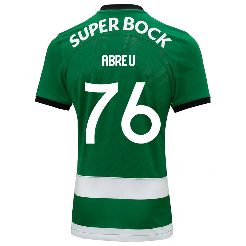 Bambino Maglia Diogo Abreu #76 Verde Kit Gara Home 2023/24 Maglietta